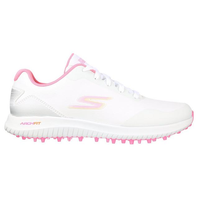 Women's Go Golf Max 2 Spikeless Golf Shoe - White/Pink