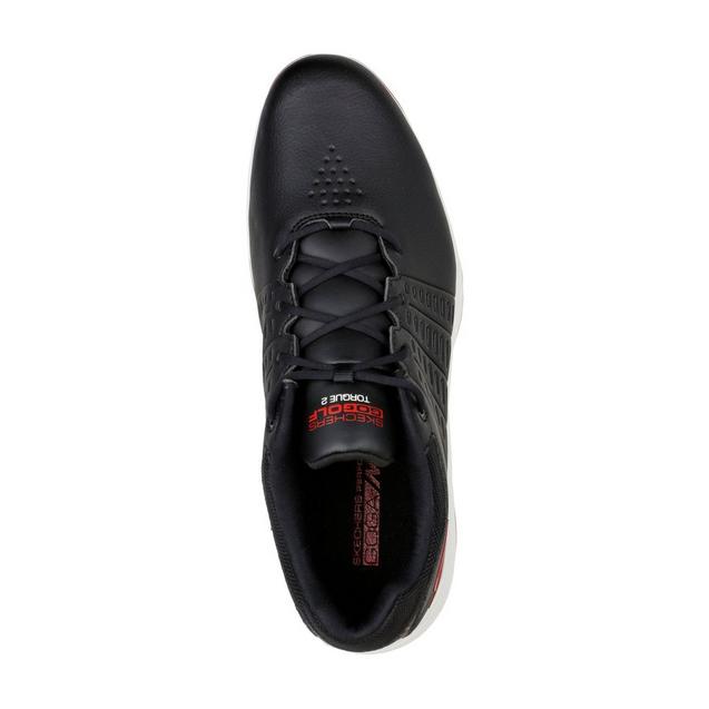 Men's Go Golf Torque 2 Spiked Golf Shoe - Black/Red | SKECHERS