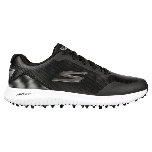 Men's Go Golf Max 2 Spikeless Golf Shoe - Black/White | SKECHERS