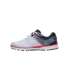 Women's Pro SL Sport Spikeless Golf Shoe - White/Grey/Red