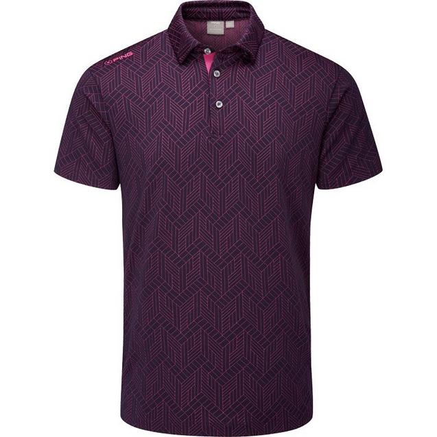 Polo Cubic en jacquard pour hommes