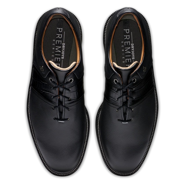 シューズ(男性用) FootJoy dryjoys premiere 26 BLACK FootJoy Dryjoys Premiere Series Wilcox Golf Shoes Black