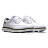 Men's Traditions Wing Tip Spiked Golf Shoe - White