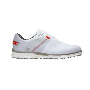 Men's Pro SL Sport Spikeless Golf Shoe - White/Red