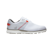 Chaussures Pro SL Sport sans crampons pour hommes - Blanc/Rouge