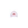 Casquette Red and White Iconic avec fermeture à bouton-pression pour hommes