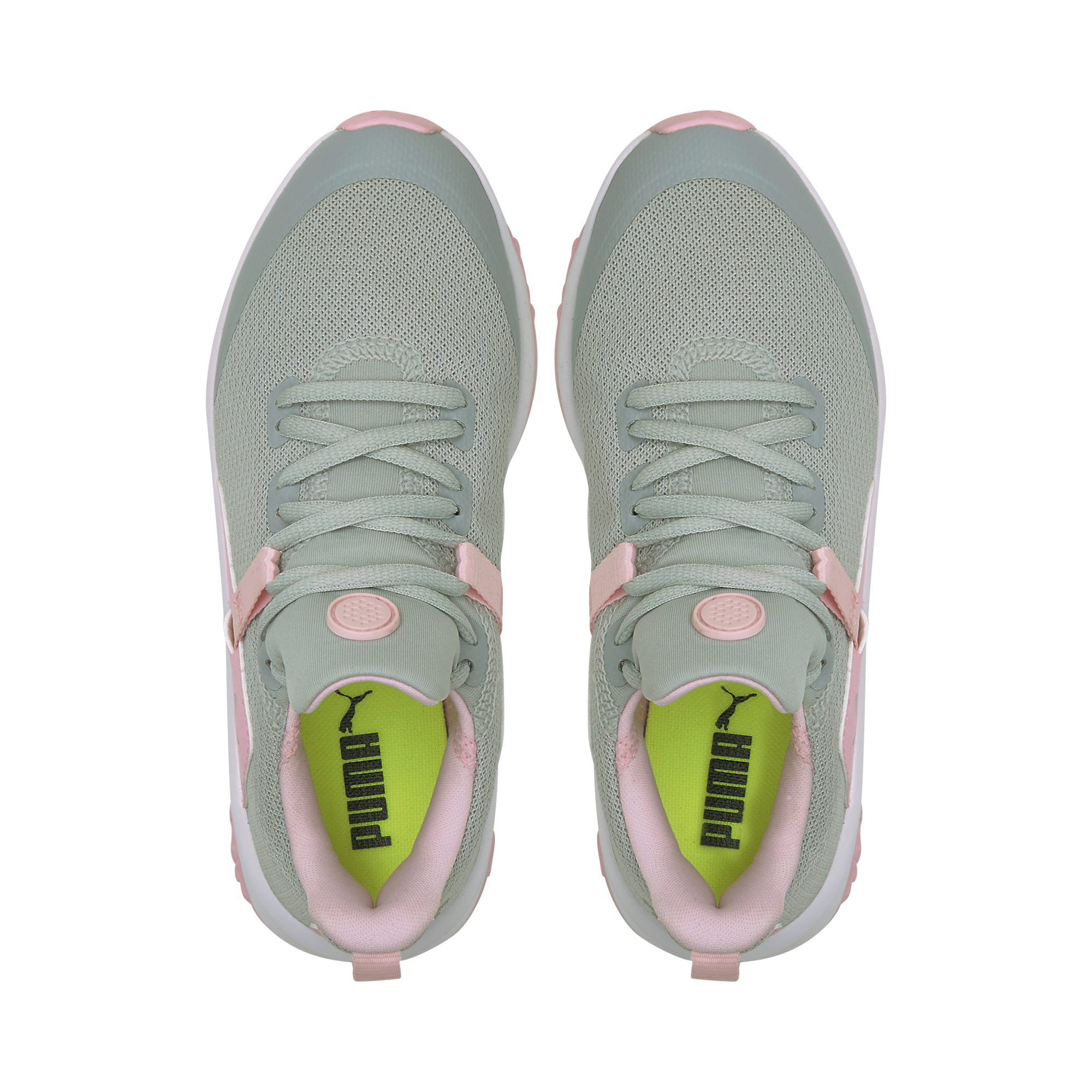 Junior Girls' Fusion EVO Spikeless Golf Shoe - Grey/Pink