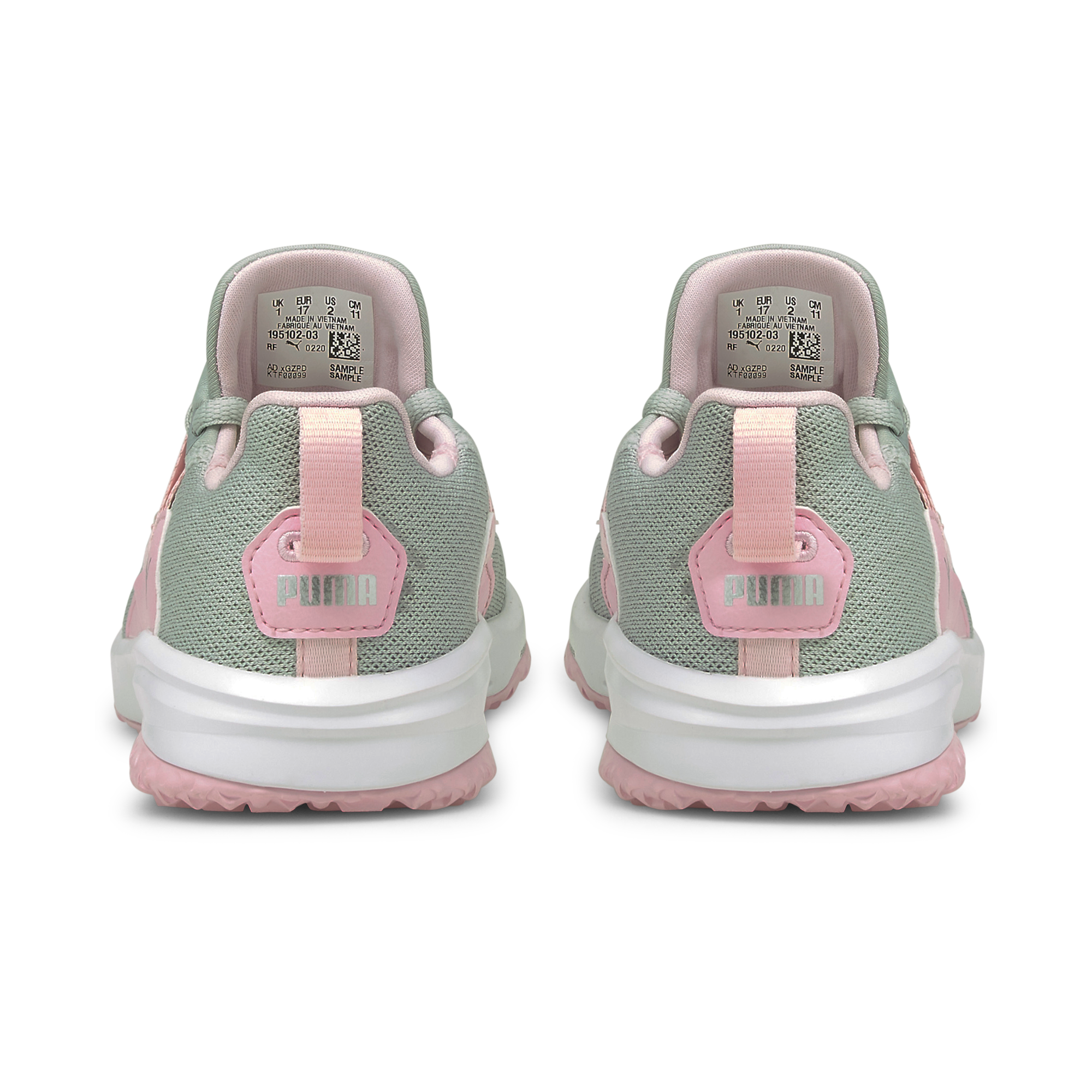 Junior Girls' Fusion EVO Spikeless Golf Shoe - Grey/Pink