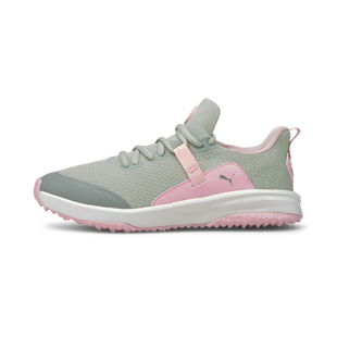 Junior Fusion EVO Spikeless Golf Shoe - Grey/Pink