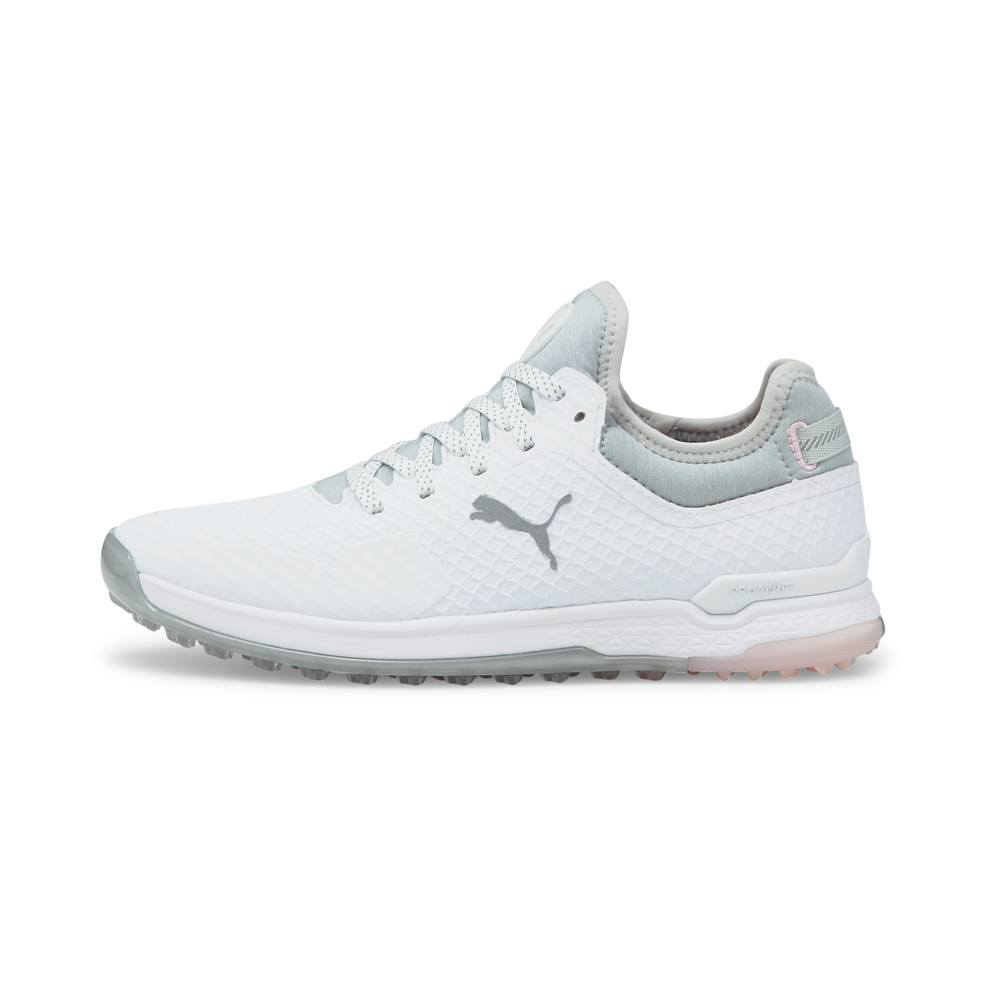 Men s Puma PROADAPT ALPHACAT Spikeless Golf Shoes 9.5 White Silver