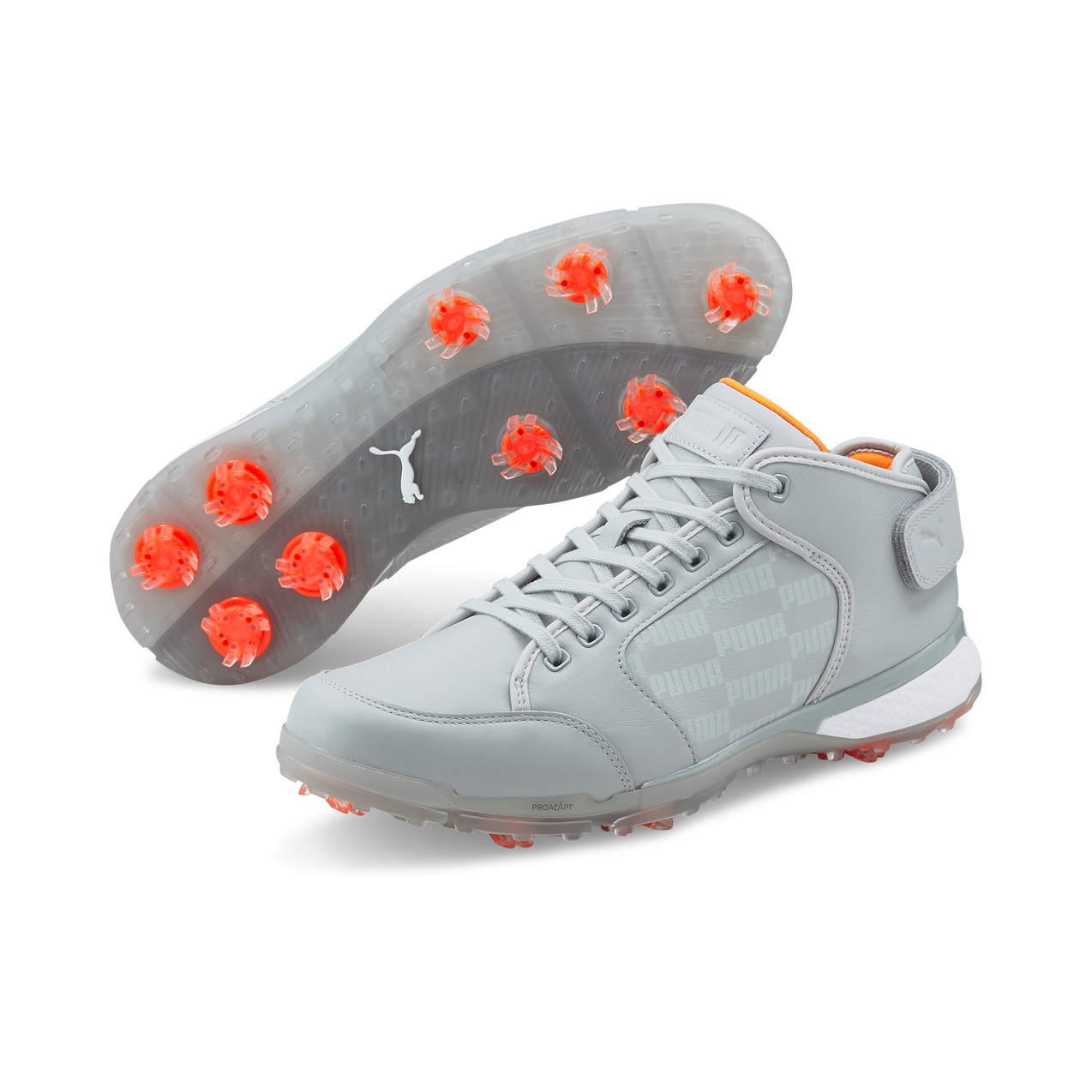 Men's PROAdapt Delta Mid Spiked Golf Shoe Grey PUMA Golf