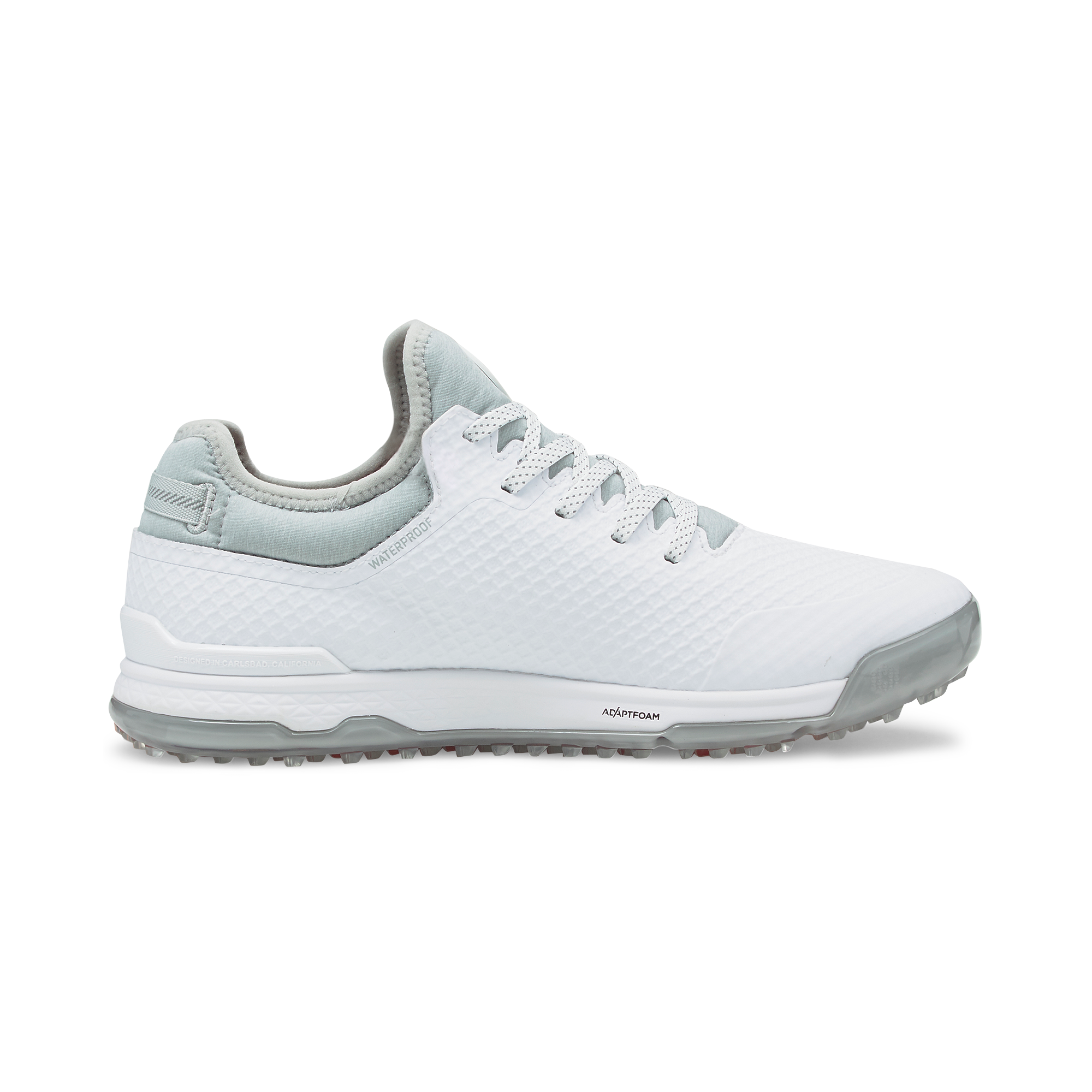 Men's PROADAPT Alphacat Spikeless Golf Shoe- White/Orange