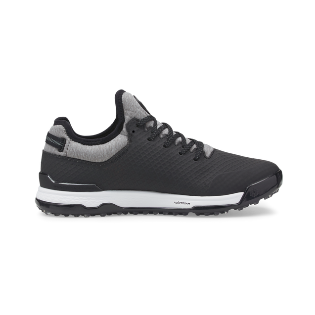 Men's PROADAPT Alphacat Spikeless Golf Shoe- Black/Grey | PUMA 