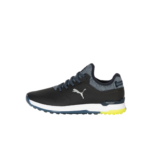Men's PROADAPT Alphacat Spikeless Golf Shoe- Navy/Yellow PUMA