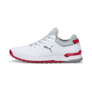 Men's PROADAPT Alphacat Spikeless Golf Shoe- White/Red