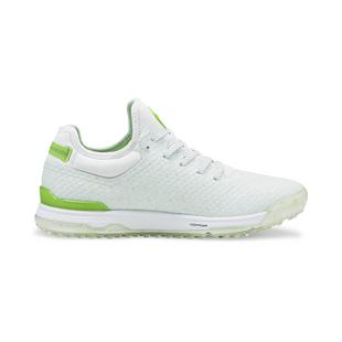 Men's PROADAPT Alphacat Gust O' Wind Limited Edition Spikeless Golf Shoe- White/Lime
