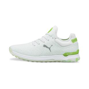 Limited Edition - Men's PROADAPT Alphacat Gust O' Wind Spikeless Golf Shoe- White/Lime