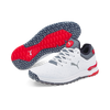 Limited Edition - Men's PROADAPT Alphacat Love Golf/H8 Spikeless Golf Shoe- White/Grey/Red