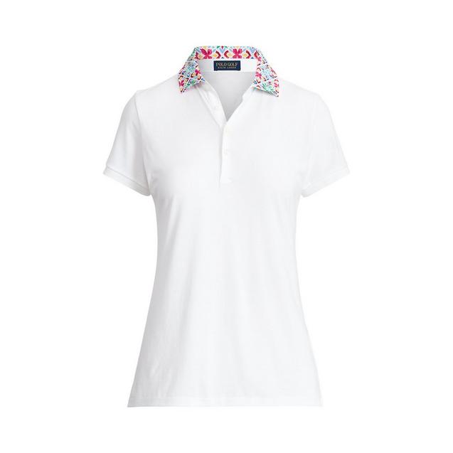 Polo avec col imprimé pour femmes