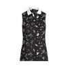 Women's Printed Sleeveless Polo