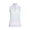 Women's Ombre Stripe Sleeveless Polo