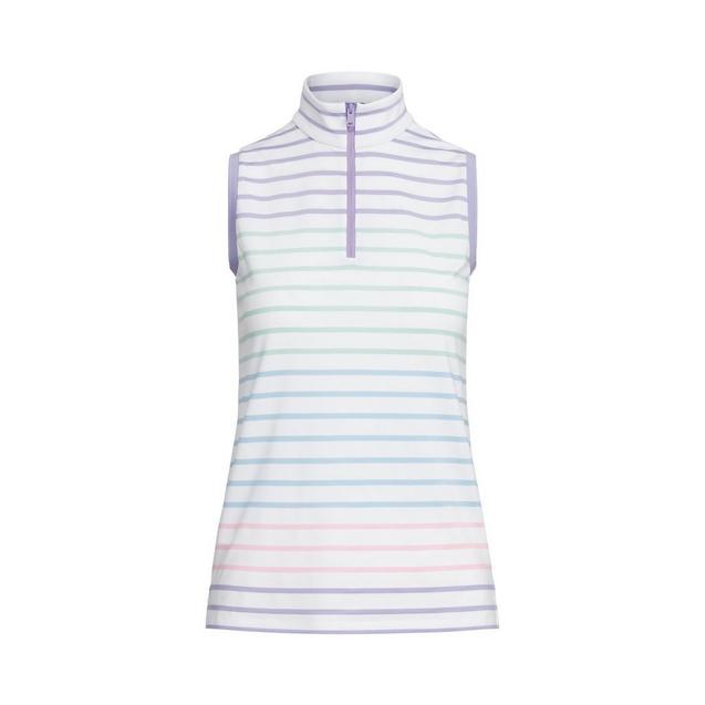 Women's Ombre Stripe Sleeveless Polo