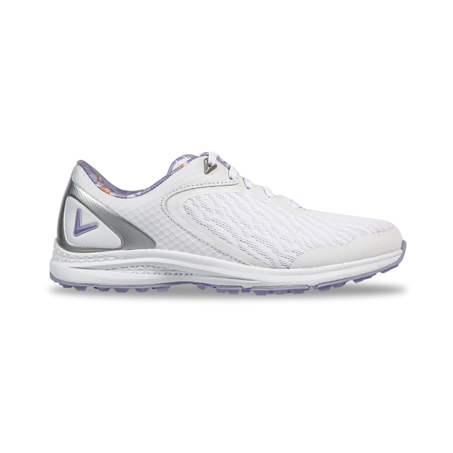 Women's Coronado v2 Spikeless Golf Shoe - White/Purple | CALLAWAY