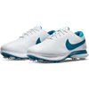 Chaussures Air Zoom Victory Tour 2 avec crampons pour hommes - Blanc/Sarcelle