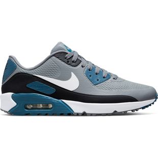 Chaussures Air Max 90 G sans crampons - Gris/Bleu sarcelle/Noir