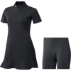 Robe Frill avec col montant à manches courtes taille plus pour femmes