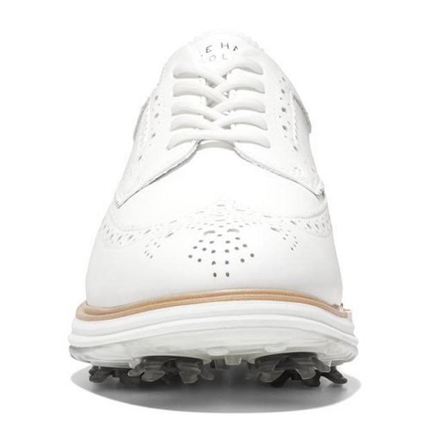 Women s Original Grand Tour Spiked Golf Shoe White COLE HAAN Golf Shoes Women s Golf Town Limited