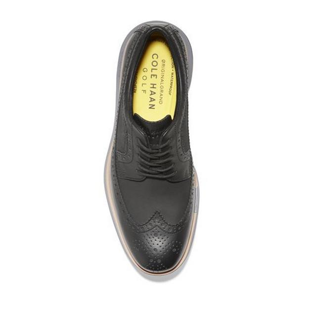 Men's Original Grand Tour Spiked Golf Shoe - Black | COLE HAAN