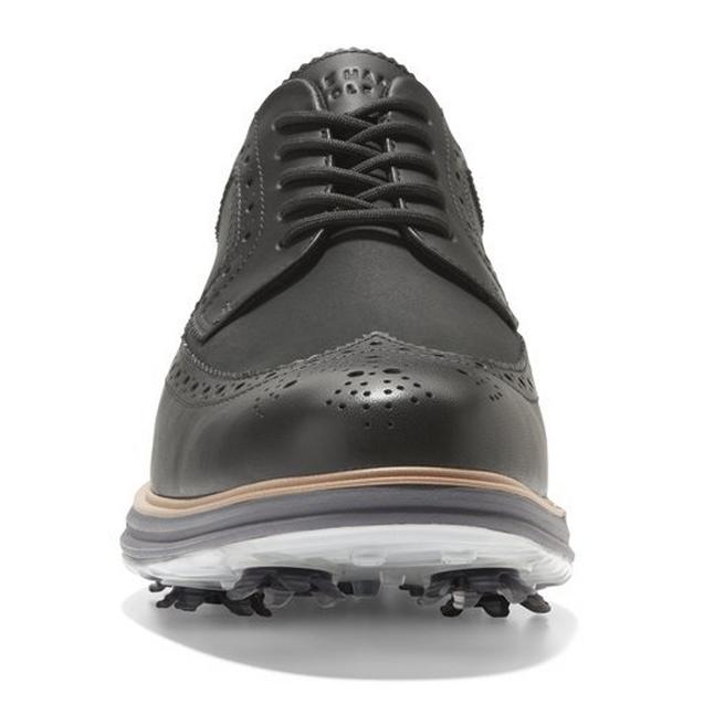 Men's Original Grand Tour Spiked Golf Shoe - Black | COLE HAAN
