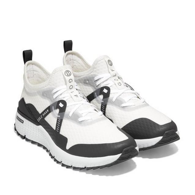 Men's Zerogrand Overtake Spikeless Golf Shoe - White/Black | COLE