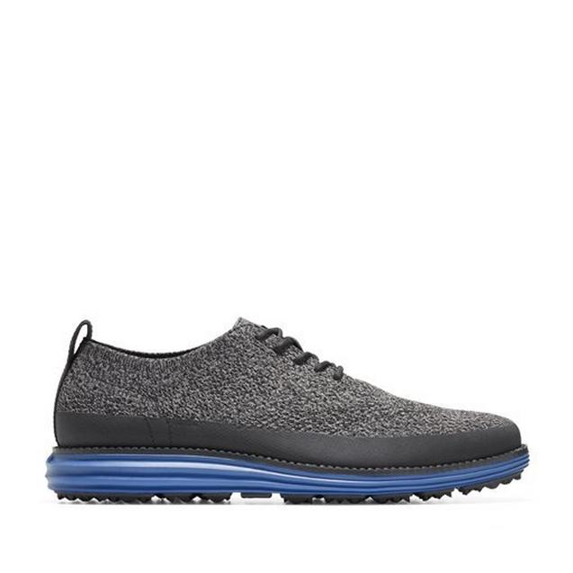 Men's Original Grand Stichlite Wing OX Spikeless Golf Shoe - Black/Blue