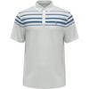 Men's Slub Colour Block Short Sleeve Polo