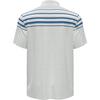 Men's Slub Colour Block Short Sleeve Polo