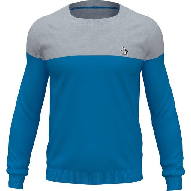Men's Colour Block Crewneck Sweater
