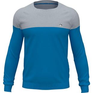 Chandail avec col au ras du cou &agrave; blocs de couleur pour hommes ORIGINAL PENGUIN GOLF