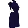 Robe sans manches en maille avec blocs de couleur pour femmes