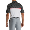 Men's Engineered Tonal Leaf Short Sleeve Polo