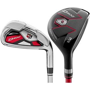 Wilson D300 SuperLite 4H 5-PW Combo Iron Set with Graphite Shafts