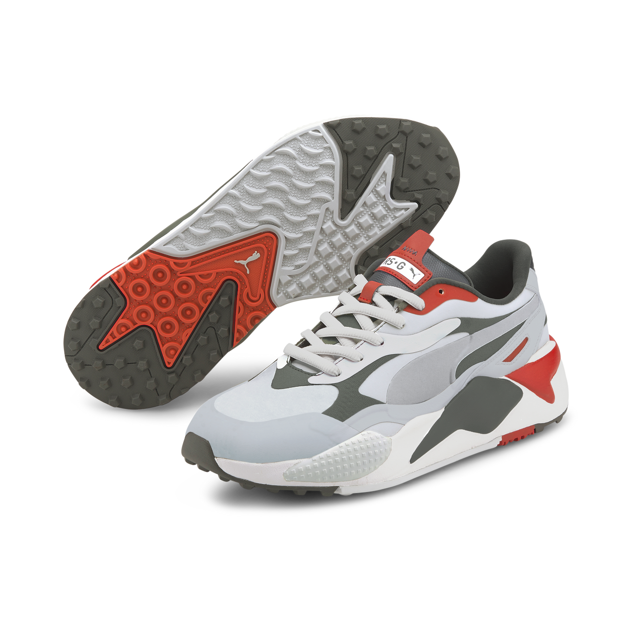Women's RS-G Spikeless Golf Shoe - Grey/Red