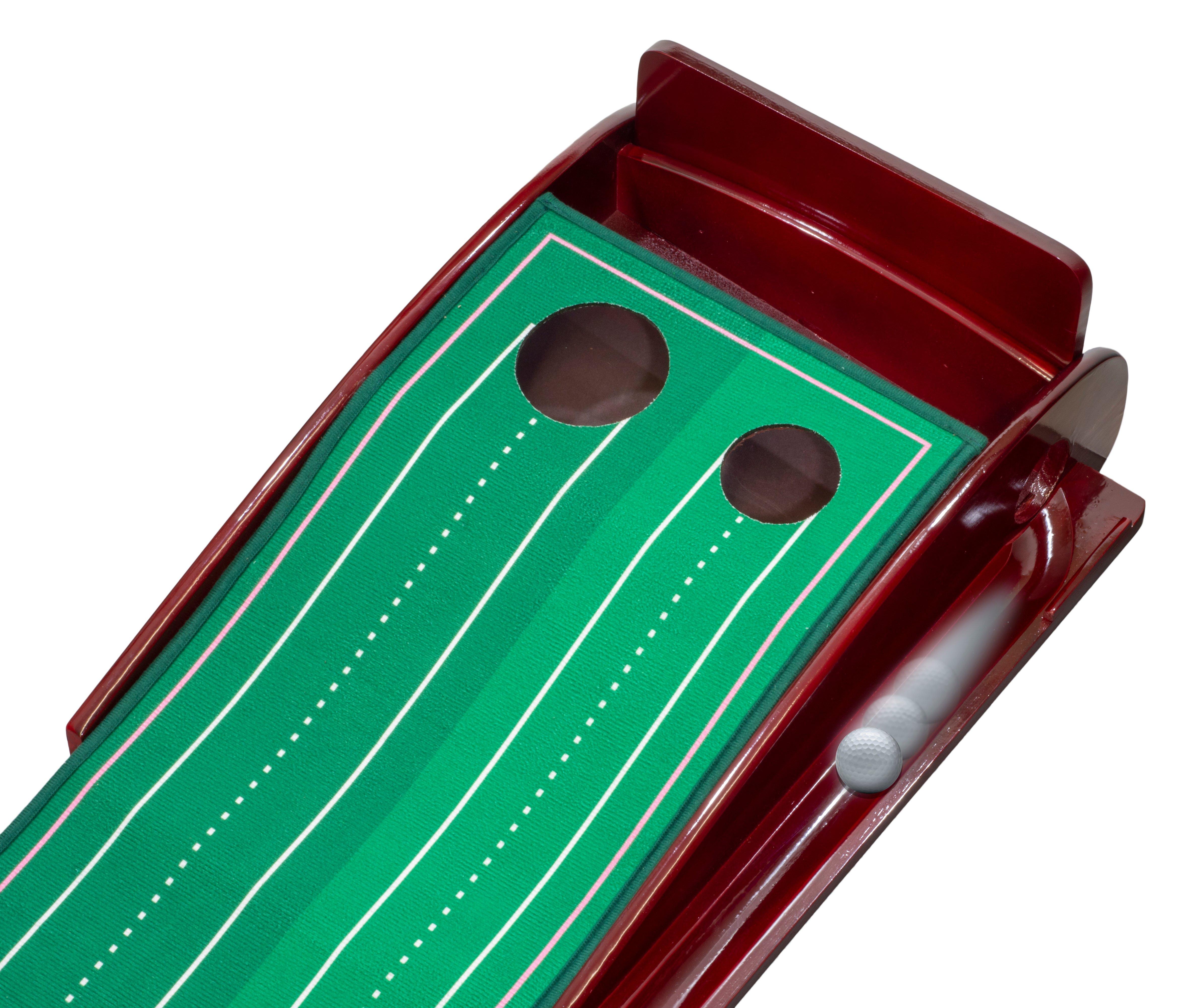 Wooden 2 Hole Putting Mat