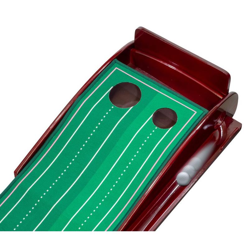 Wooden 2 Hole Putting Mat