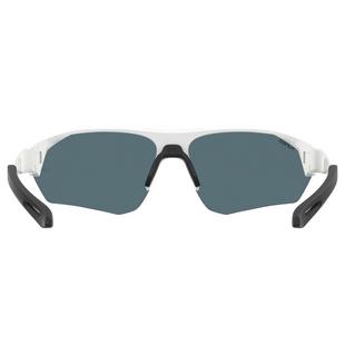 Playmaker Shiny White/TUNED Blue-Green Golf Mirror Sunglasses UNDER ARMOUR