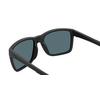 Unisex Hustle Shiny Black/TUNED Golf Blue-Green Mirror Sunglasses
