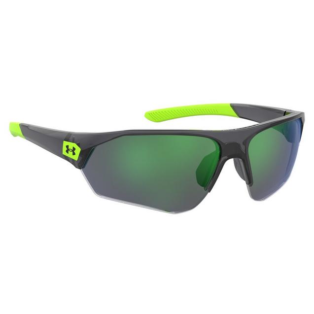 Playmaker JR Mirror Lens Sunglasses UNDER ARMOUR Sunglasses Unisex GREY GREEN Golf Town Limited