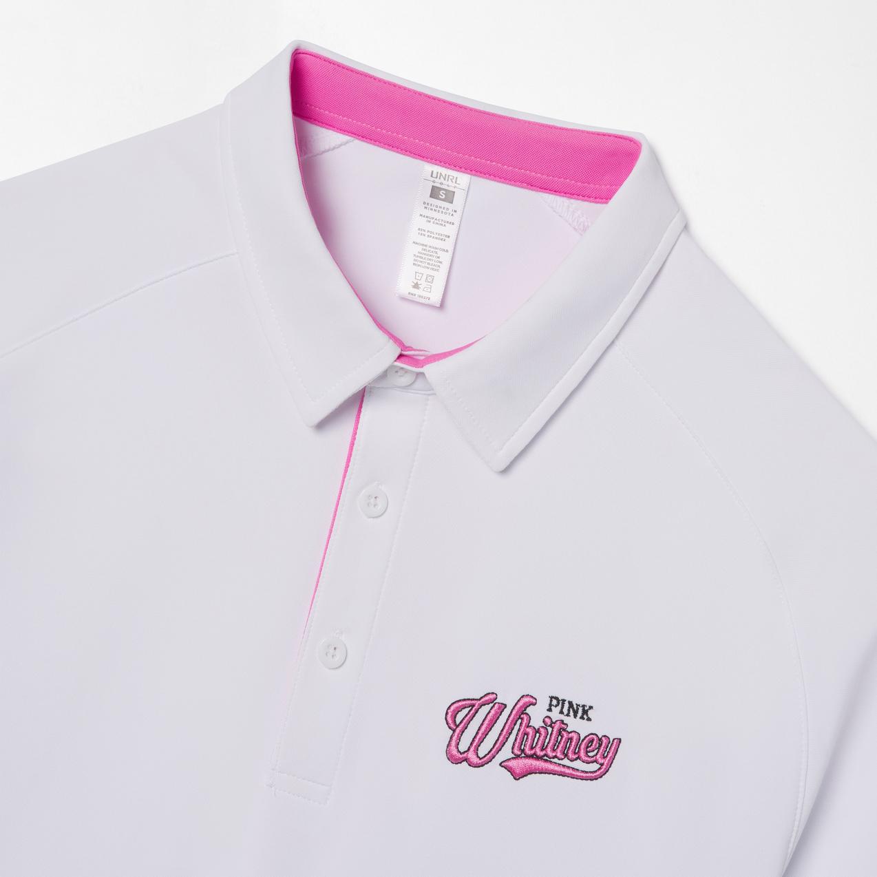 Men's Pink Whitney Tradition Short Sleeve Polo