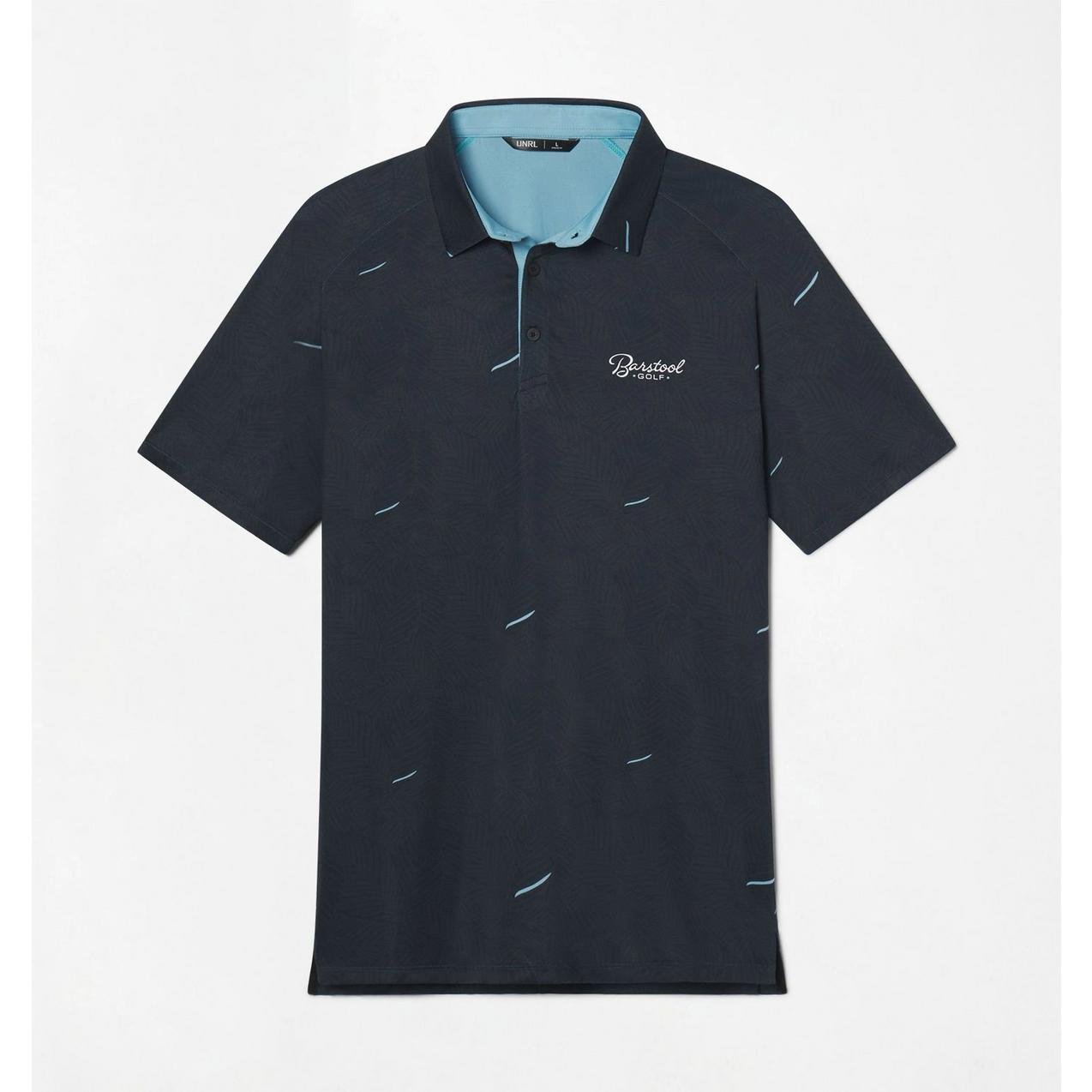 Men's Barstool Golf Jungle Short Sleeve Polo